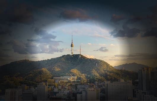 녹내장 환자의 좁아진 시야