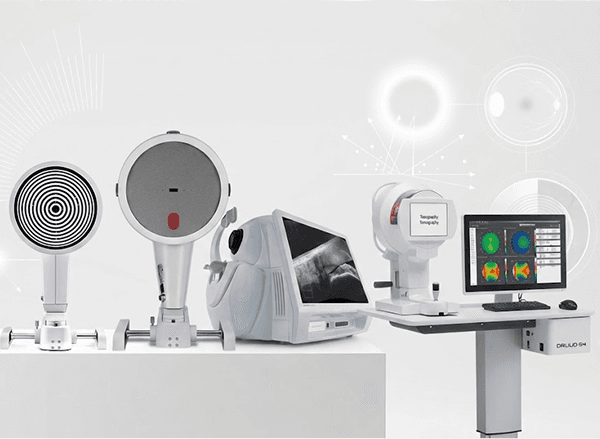 각막지형도 교차분석